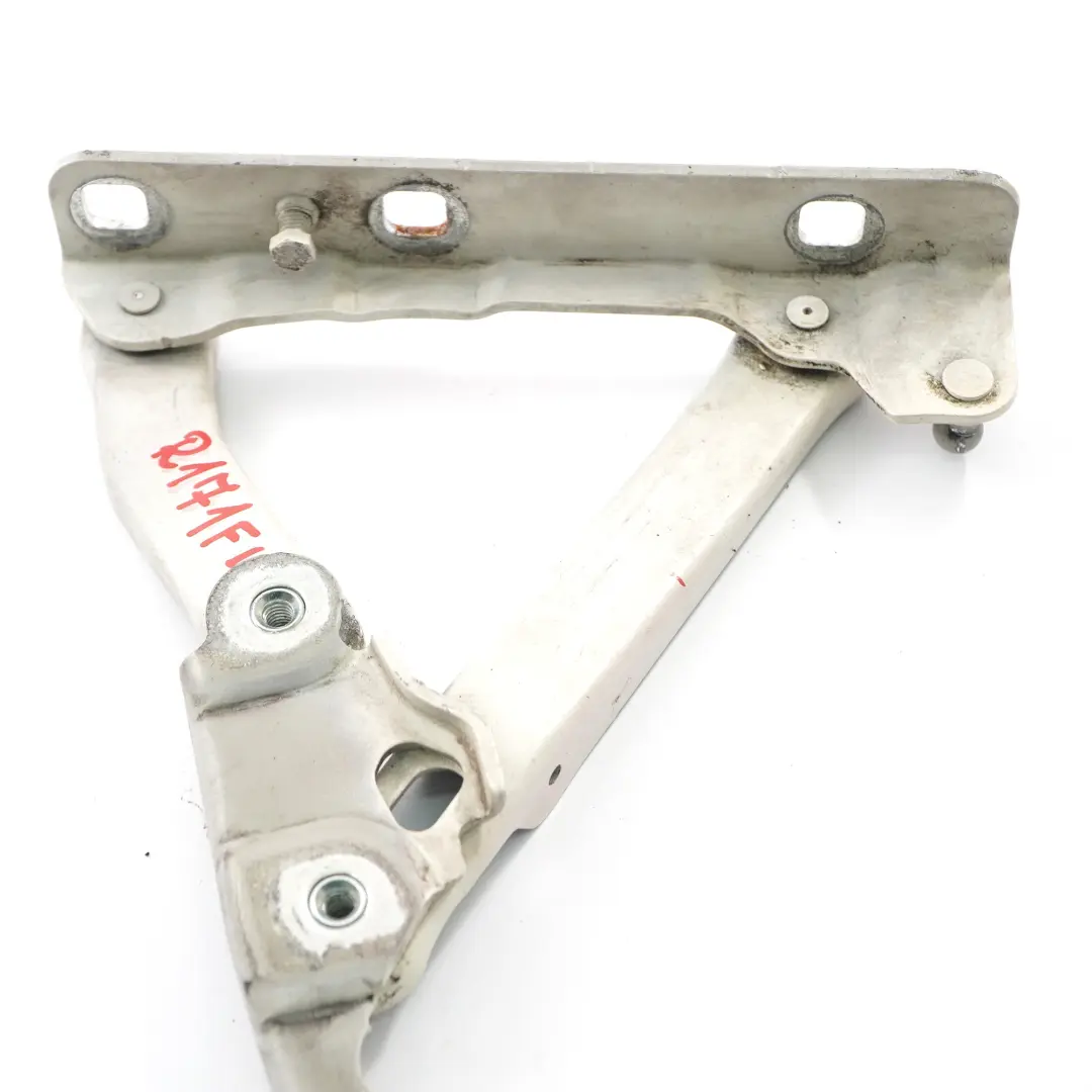 Hood Bonnet Hinge Front Left N/S Calcite White - 650 to Mercedes R171 with Part number A1718800128 Mercedes R171 Hood Bonnet Hinge Front Left N/S Calcite White - 650 - SKU A1718800128-CW - Part number A1718800128