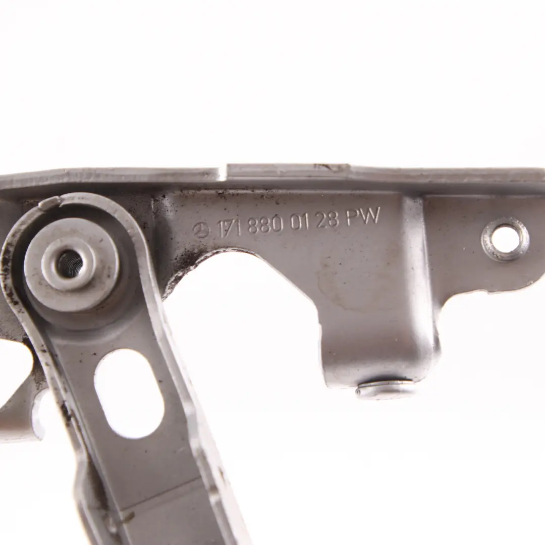 Hood Bonnet Hinge Front Left N/S Iridium Silver - 775 to Mercedes R171 with Part number A1718800128 Mercedes R171 Hood Bonnet Hinge Front Left N/S Iridium Silver - 775 - SKU A1718800128-IRS - Part number A1718800128