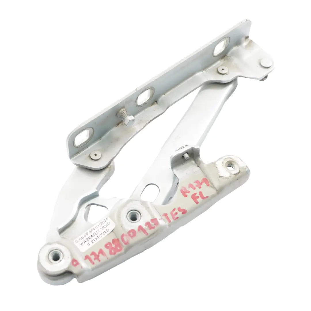 Mercedes R171 Motor haube scharnier vorne links Tellur silber 762 - SKU A1718800128-TES - Teilenummer A1718800128