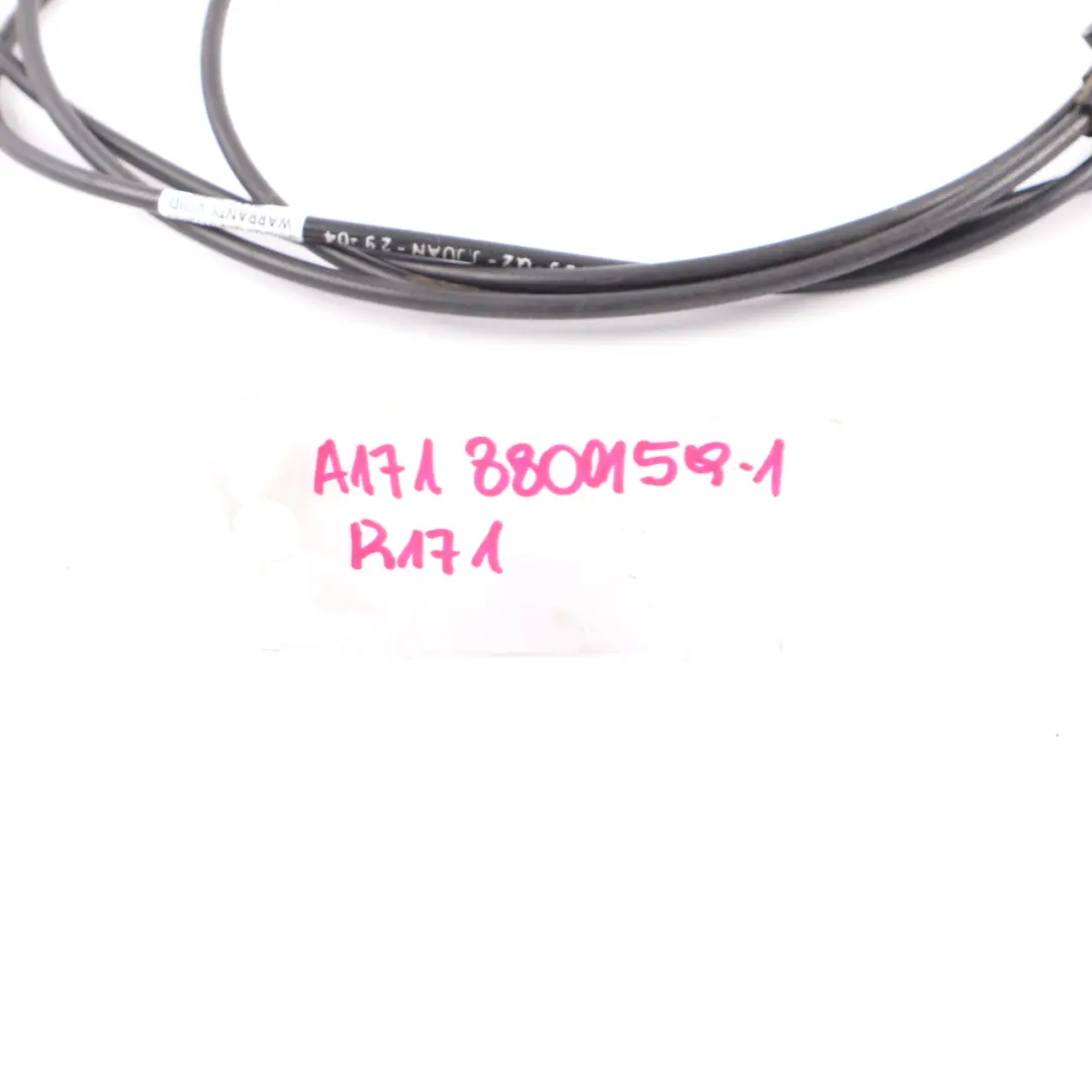 Hood Engine Bonnet Release Lock Cable Linkage to Mercedes SLK R171 with Part number A1718800159 Mercedes SLK R171 Hood Engine Bonnet Release Lock Cable Linkage - SKU A1718800159-1 - Part number A1718800159