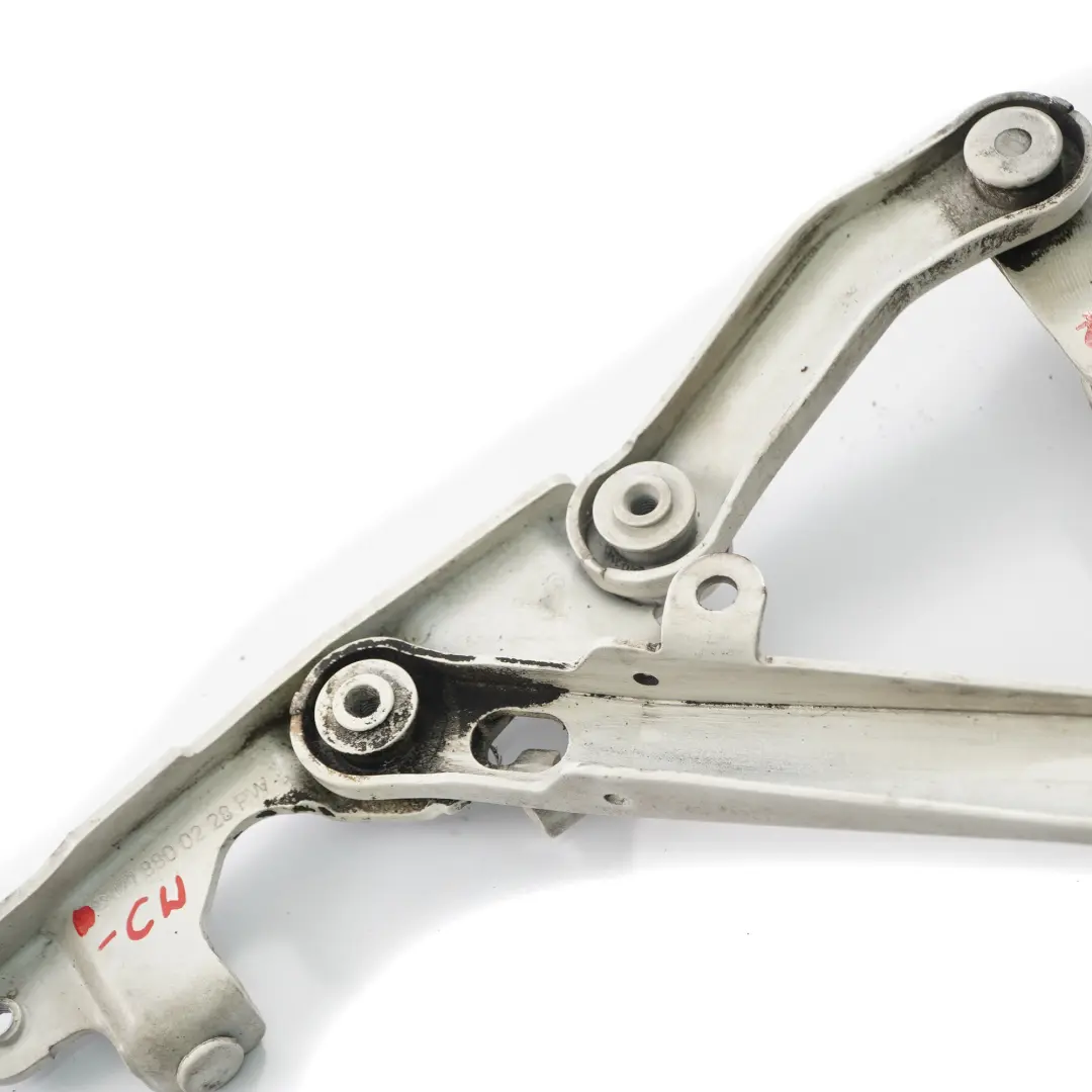 Hood Bonnet Hinge Front Right O/S Calcite White - 650 to Mercedes R171 with Part number A1718800228 Mercedes R171 Hood Bonnet Hinge Front Right O/S Calcite White - 650 - SKU A1718800228-CW - Part number A1718800228