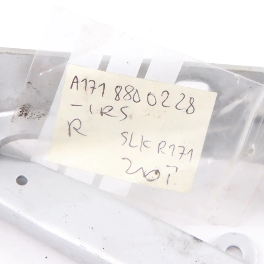 Hood Bonnet Hinge Front Right O/S Iridium Silver - 775 to Mercedes R171 with Part number A1718800228 Mercedes R171 Hood Bonnet Hinge Front Right O/S Iridium Silver - 775 - SKU A1718800228-IRS - Part number A1718800228