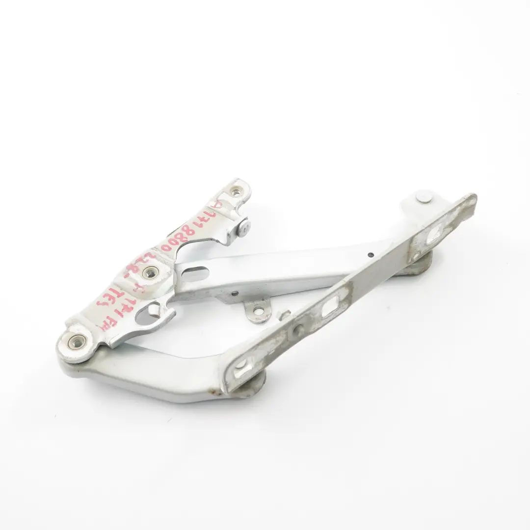 Hood Bonnet Hinge Front Right O/S Tellurium Silver 762 to Mercedes R171 with Part number A1718800228 Mercedes R171 Hood Bonnet Hinge Front Right O/S Tellurium Silver 762 - SKU A1718800228-TES - Part number A1718800228