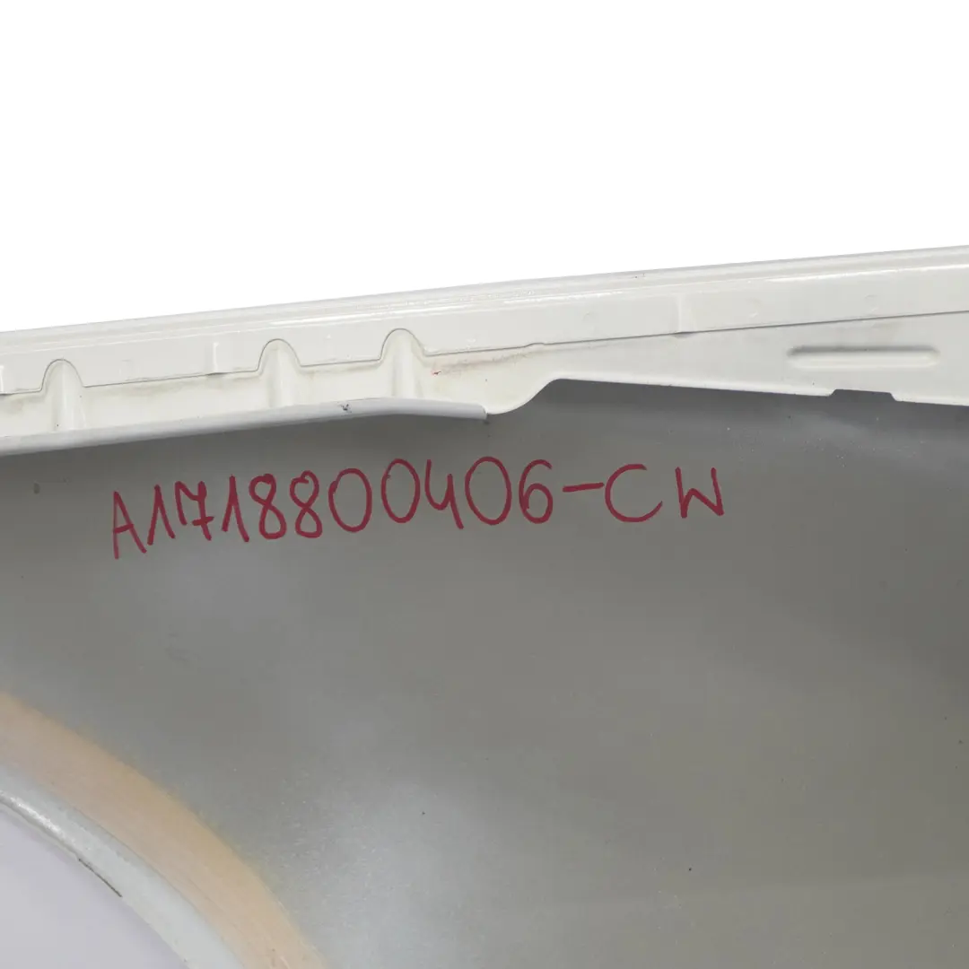 Kotflügelverkleidung vorne rechts Calcit Weiß - 650 für Mercedes R171 mit Teilenummer A1718800406 Mercedes R171 Kotflügelverkleidung vorne rechts Calcit Weiß - 650 - SKU A1718800406-CW - Teilenummer A1718800406