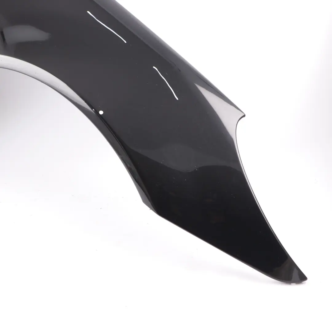 Wing Fender Panel Front Right O/S Side Trim Obsidian Black - 197 to Mercedes R171 with Part number A1718800406 Mercedes R171 Wing Fender Panel Front Right O/S Side Trim Obsidian Black - 197 - SKU A1718800406-OB - Part number A1718800406