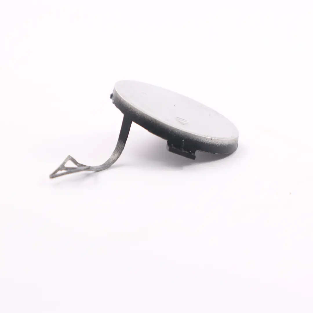 Bumper Towing Eye Cover Tellurium Silver 762 to Mercedes SLK R171 Rear with Part number A1718850023 Mercedes SLK R171 Rear Bumper Towing Eye Cover Tellurium Silver 762 - SKU A1718850023-TES - Part number A1718850023