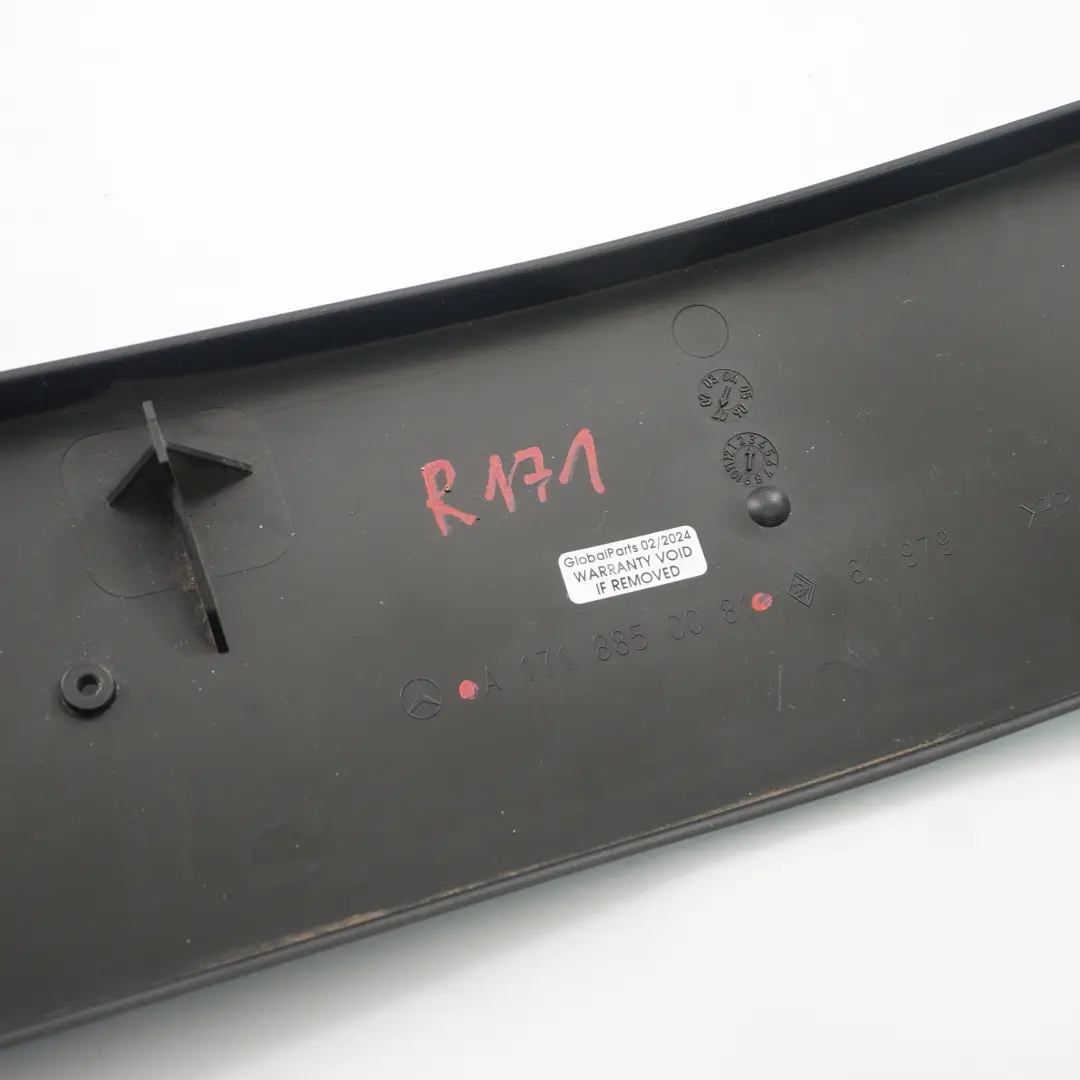 Mercedes SLK R171 Front Bumper License Number Plate Holder Mount - SKU A1718850081 - Part number A1718850081