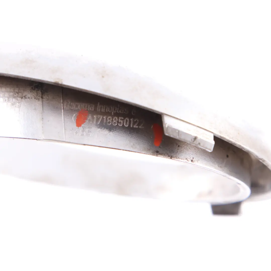 Front Bumper Fog Light Lamp Cover Left N/S Chrome to Mercedes SLK R171 with Part number A1718850122 Mercedes SLK R171 Front Bumper Fog Light Lamp Cover Left N/S Chrome - SKU A1718850122 - Part number A1718850122