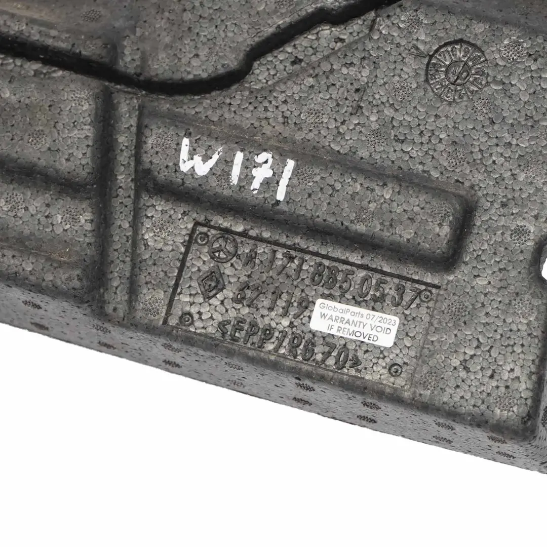 Mercedes SLK R171 Parachoques Trasero Amortiguador Espuma Panel - SKU A1718850537 - Número de pieza A1718850537