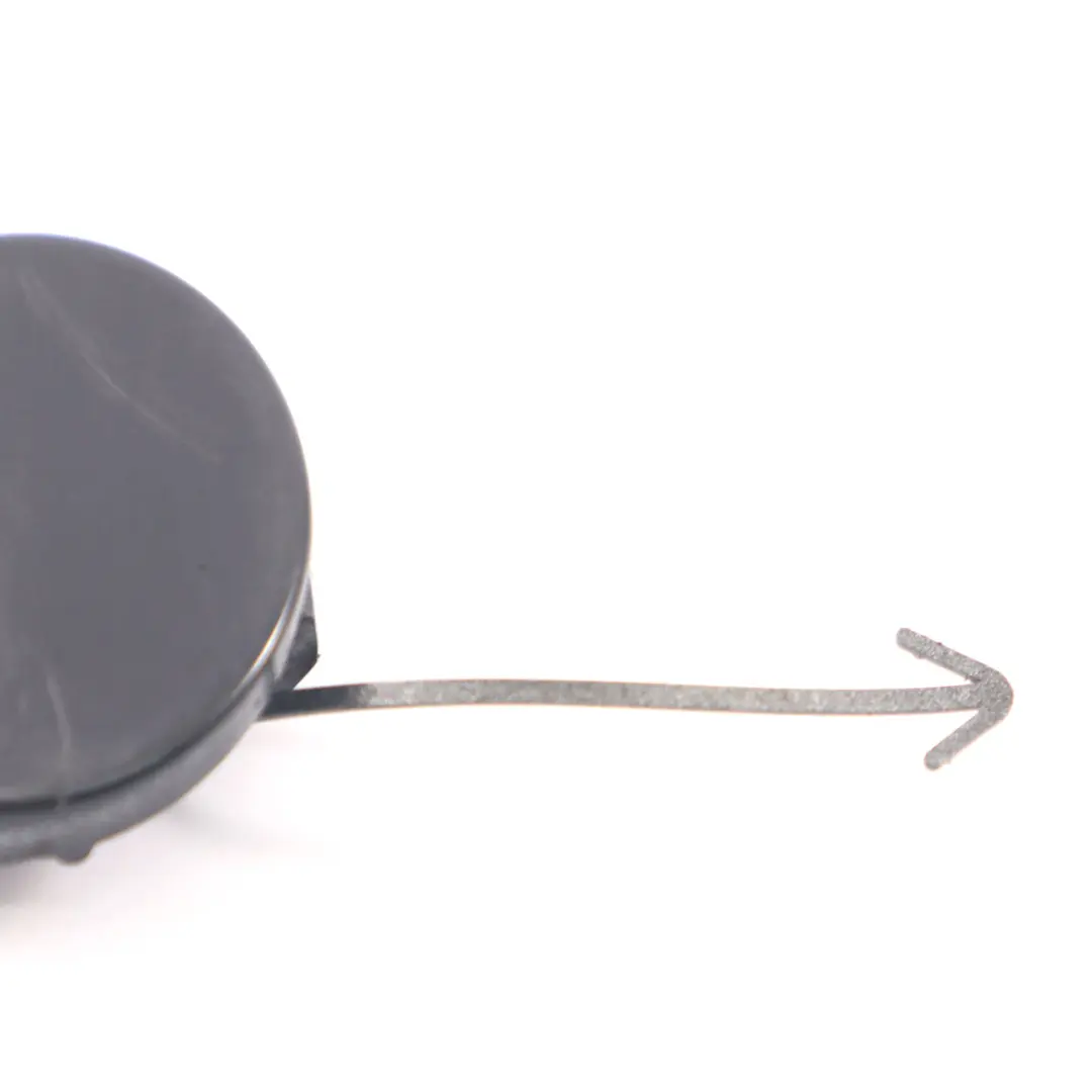 Mercedes SLK R171 Rear Bumper Towing Eye Cover Obsidian Black 197 - SKU A1718850623-OB - Part number A1718850623