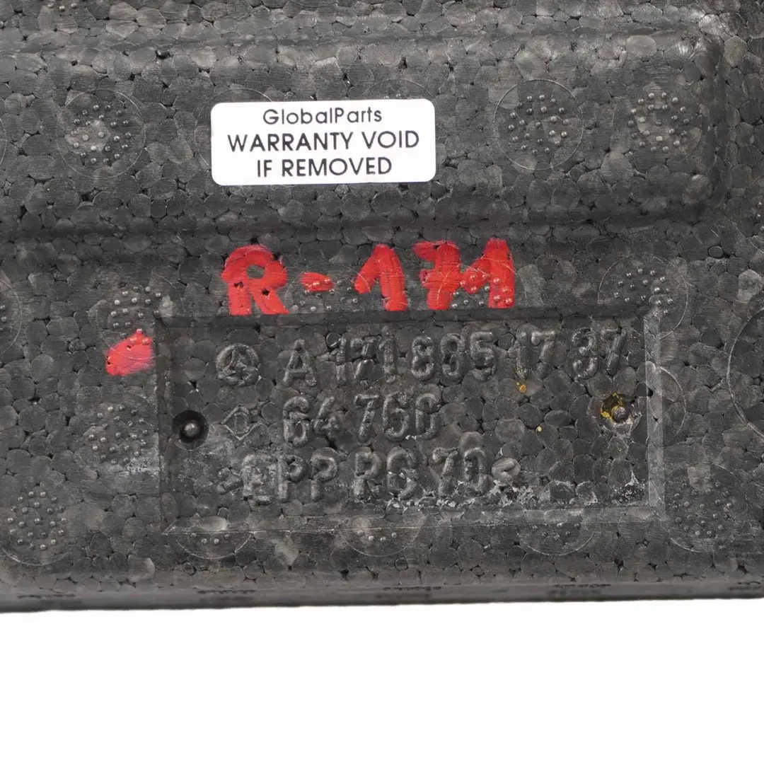 Mercedes SLK R171 Rear Bumper Carrier Shock Absorber Foam Panel - SKU A1718851737 - Part number A1718851737