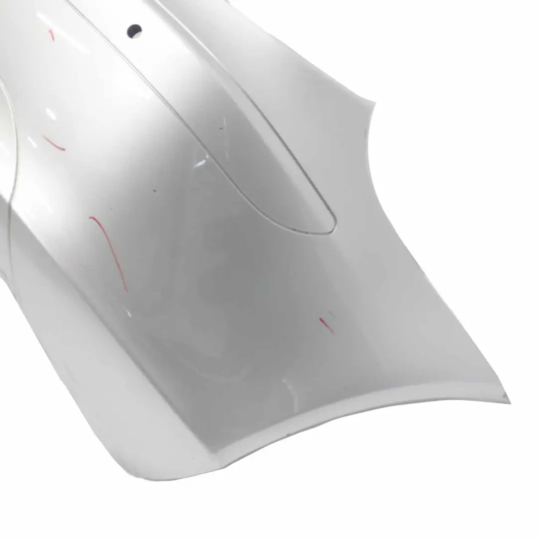 Bumper Trim Panel Covering Iridium Silver Metallic - 775 to Mercedes SLK R171 Rear with Part number A1718853125 Mercedes SLK R171 Rear Bumper Trim Panel Covering Iridium Silver Metallic - 775 - SKU A1718853125-IRS - Part number A1718853125