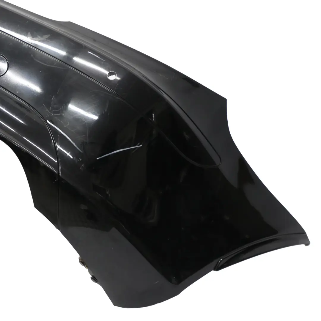 Bumper Trim Panel Covering Obsidian Black - 197 to Mercedes SLK R171 Rear with Part number A1718853125 Mercedes SLK R171 Rear Bumper Trim Panel Covering Obsidian Black - 197 - SKU A1718853125-OB - Part number A1718853125