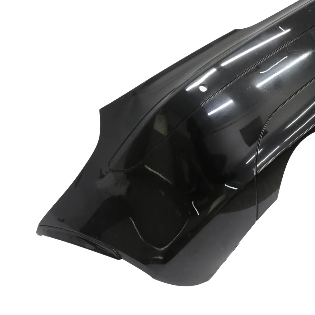Bumper Trim Panel Covering Obsidian Black - 197 to Mercedes SLK R171 Rear with Part number A1718853125 Mercedes SLK R171 Rear Bumper Trim Panel Covering Obsidian Black - 197 - SKU A1718853125-OB - Part number A1718853125