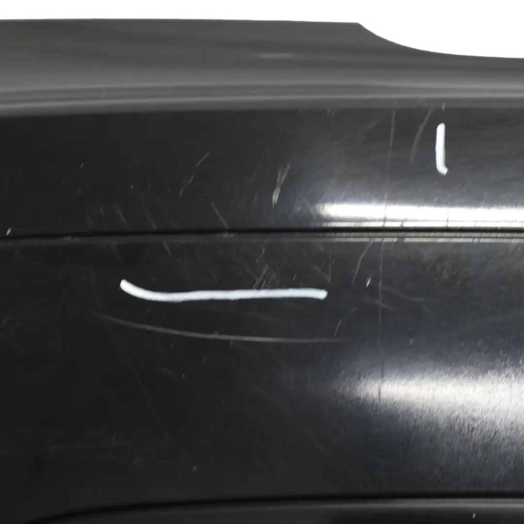Bumper Trim Panel Covering Obsidian Black - 197 to Mercedes SLK R171 Rear with Part number A1718853125 Mercedes SLK R171 Rear Bumper Trim Panel Covering Obsidian Black - 197 - SKU A1718853125-OB - Part number A1718853125