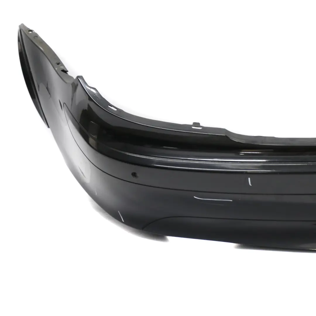 Bumper Trim Panel Covering Obsidian Black - 197 to Mercedes SLK R171 Rear with Part number A1718853125 Mercedes SLK R171 Rear Bumper Trim Panel Covering Obsidian Black - 197 - SKU A1718853125-OB - Part number A1718853125