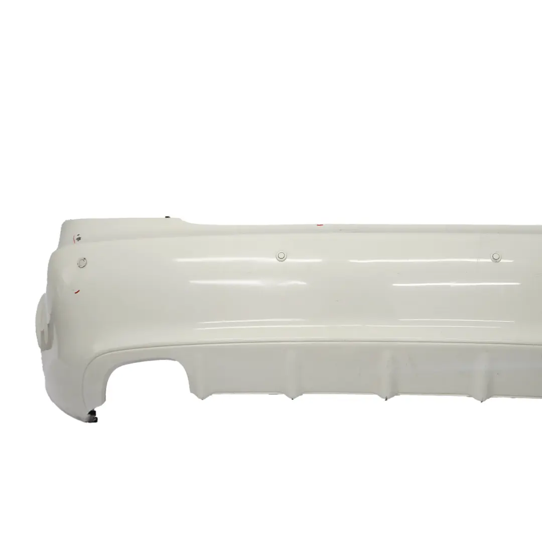 Bumper Trim Panel Covering Calcite White - 650 to Mercedes SLK R171 Rear with Part number A1718854125 Mercedes SLK R171 Rear Bumper Trim Panel Covering Calcite White - 650 - SKU A1718854125-CW - Part number A1718854125