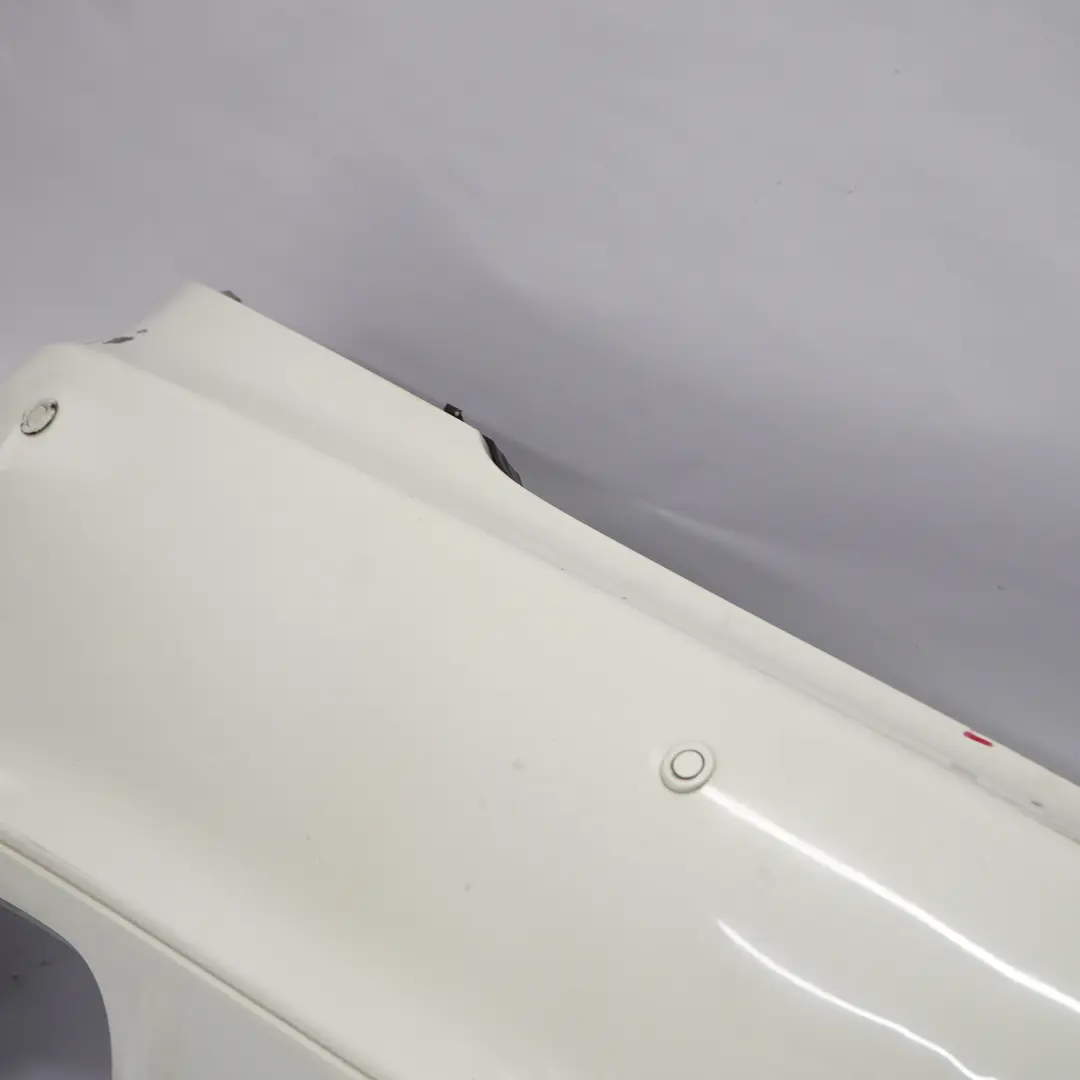 Bumper Trim Panel Covering Calcite White - 650 to Mercedes SLK R171 Rear with Part number A1718854125 Mercedes SLK R171 Rear Bumper Trim Panel Covering Calcite White - 650 - SKU A1718854125-CW - Part number A1718854125