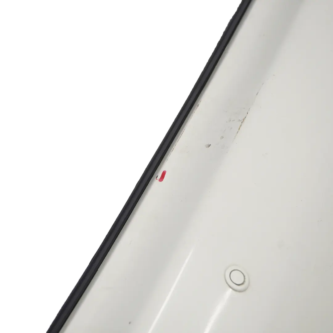 Bumper Trim Panel Covering Calcite White - 650 to Mercedes SLK R171 Rear with Part number A1718854125 Mercedes SLK R171 Rear Bumper Trim Panel Covering Calcite White - 650 - SKU A1718854125-CW - Part number A1718854125