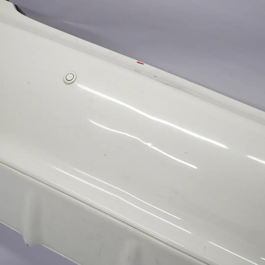 Bumper Trim Panel Covering Calcite White - 650 to Mercedes SLK R171 Rear with Part number A1718854125 Mercedes SLK R171 Rear Bumper Trim Panel Covering Calcite White - 650 - SKU A1718854125-CW - Part number A1718854125