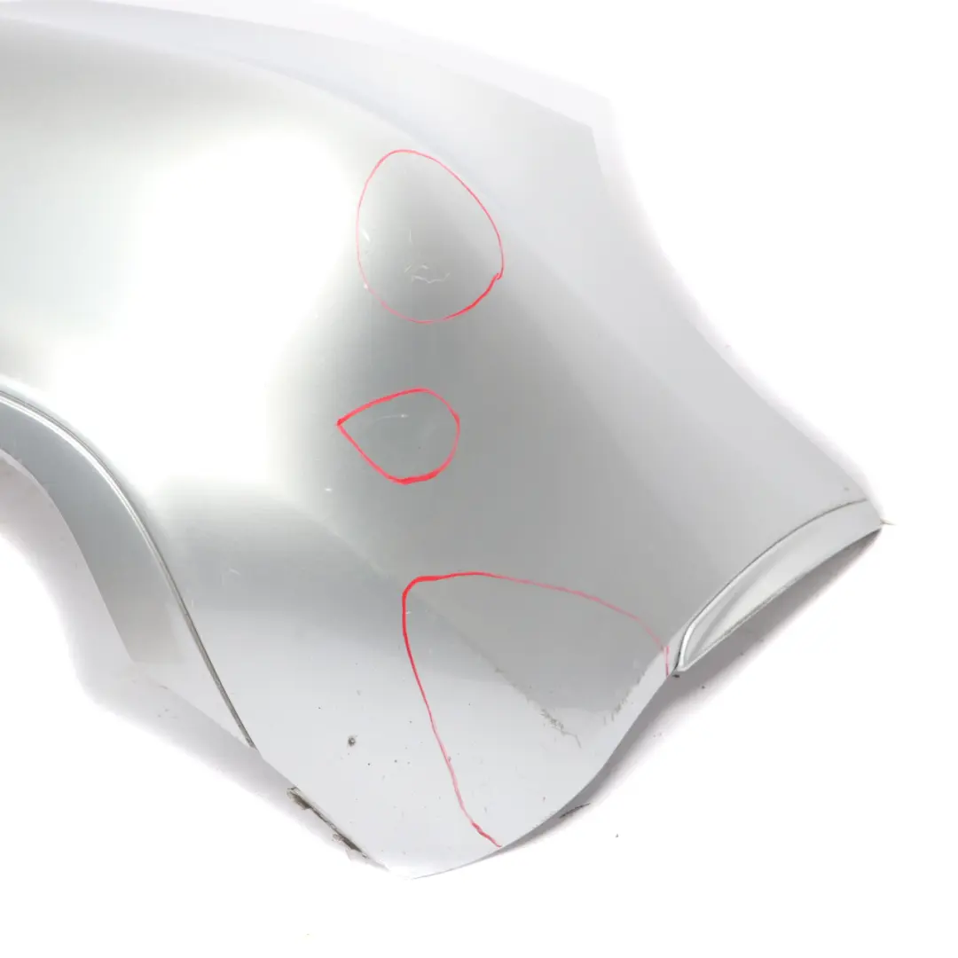 Bumper Trim Panel Covering Iridium Silver Metallic - 775 to Mercedes SLK R171 Rear with Part number A1718854125 Mercedes SLK R171 Rear Bumper Trim Panel Covering Iridium Silver Metallic - 775 - SKU A1718854125-IRS - Part number A1718854125