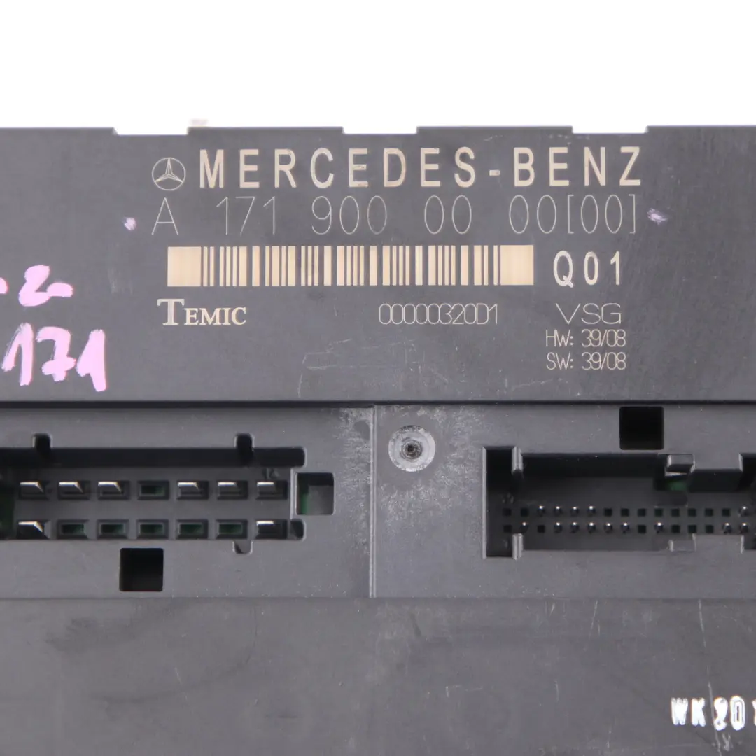 Mercedes SLK R171 Module de toit Unité de contrôle du toit pliant convertible - SKU A1719000000 - Numéro de pièce A1719000000