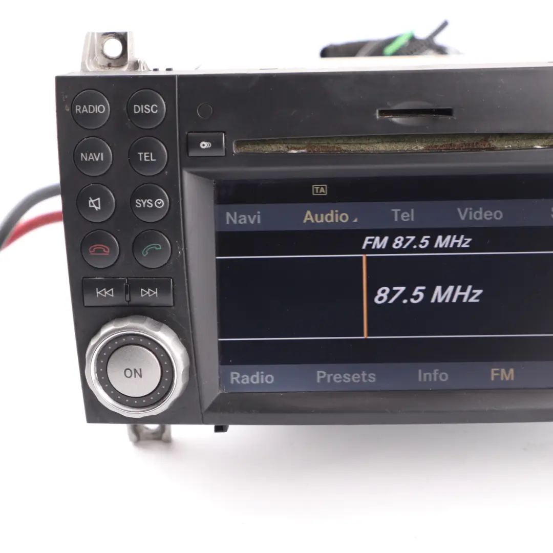 Radio Head Unit Mercedes SLK R171 CD Player Control Unit Module to with Part number A1719000100 Radio Head Unit Mercedes SLK R171 CD Player Control Unit Module - SKU A1719000600 - Part number A1719000100