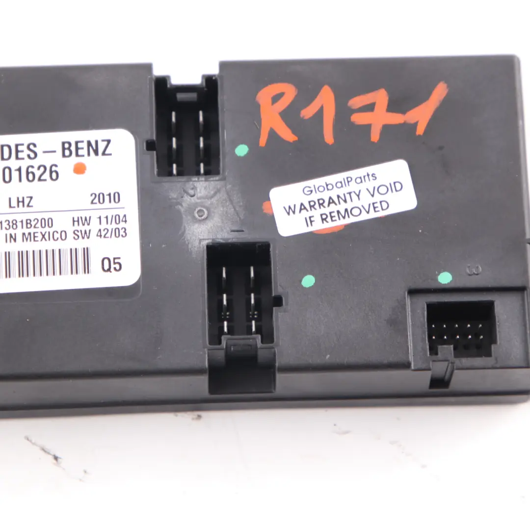 Siège chauffant Module de contrôle A1718201626 pour Mercedes SLK R171 à propos du numéro de pièce A1719010100 Mercedes SLK R171 Siège chauffant Module de contrôle A1718201626 - SKU A1719010100 - Numéro de pièce A1719010100