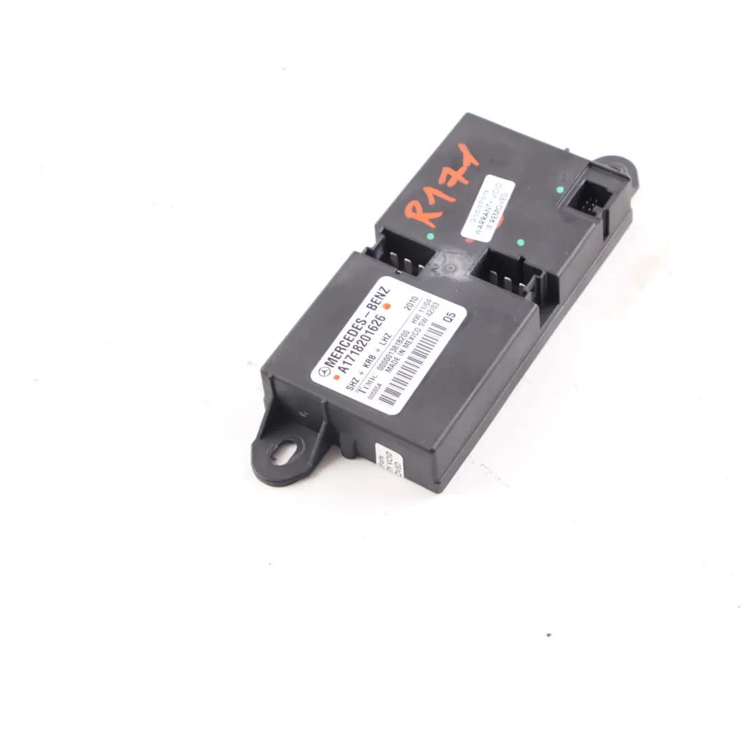 Heated Heating Seat Control Unit Module A1718201626 to Mercedes SLK R171 with Part number A1719010100 Mercedes SLK R171 Heated Heating Seat Control Unit Module A1718201626 - SKU A1719010100 - Part number A1719010100