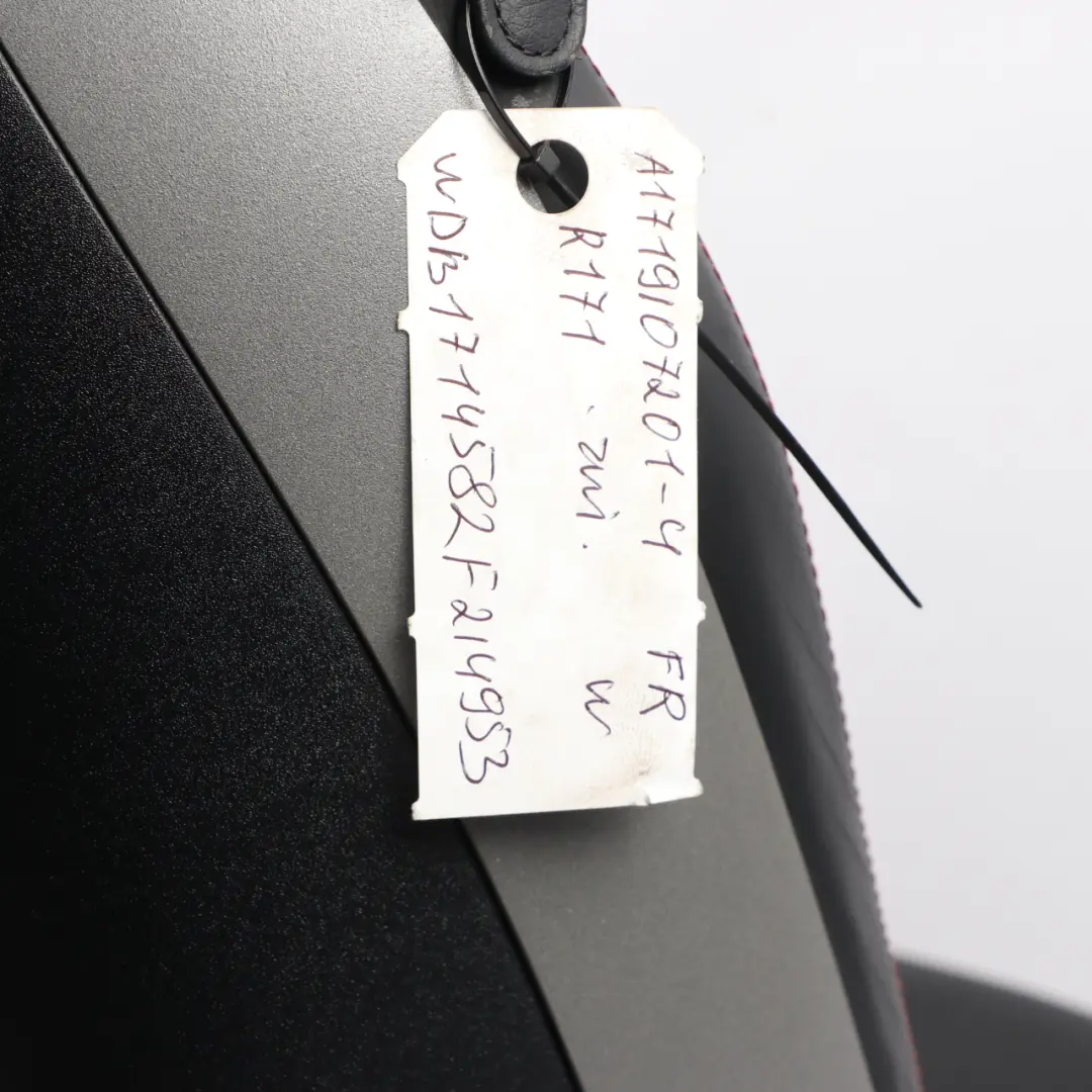 Front Seat Right O/S Heated Electric Memory Leather Nappa Black to Mercedes R171 with Part number A1719107201 Mercedes R171 Front Seat Right O/S Heated Electric Memory Leather Nappa Black - SKU A1719107201-4 - Part number A1719107201