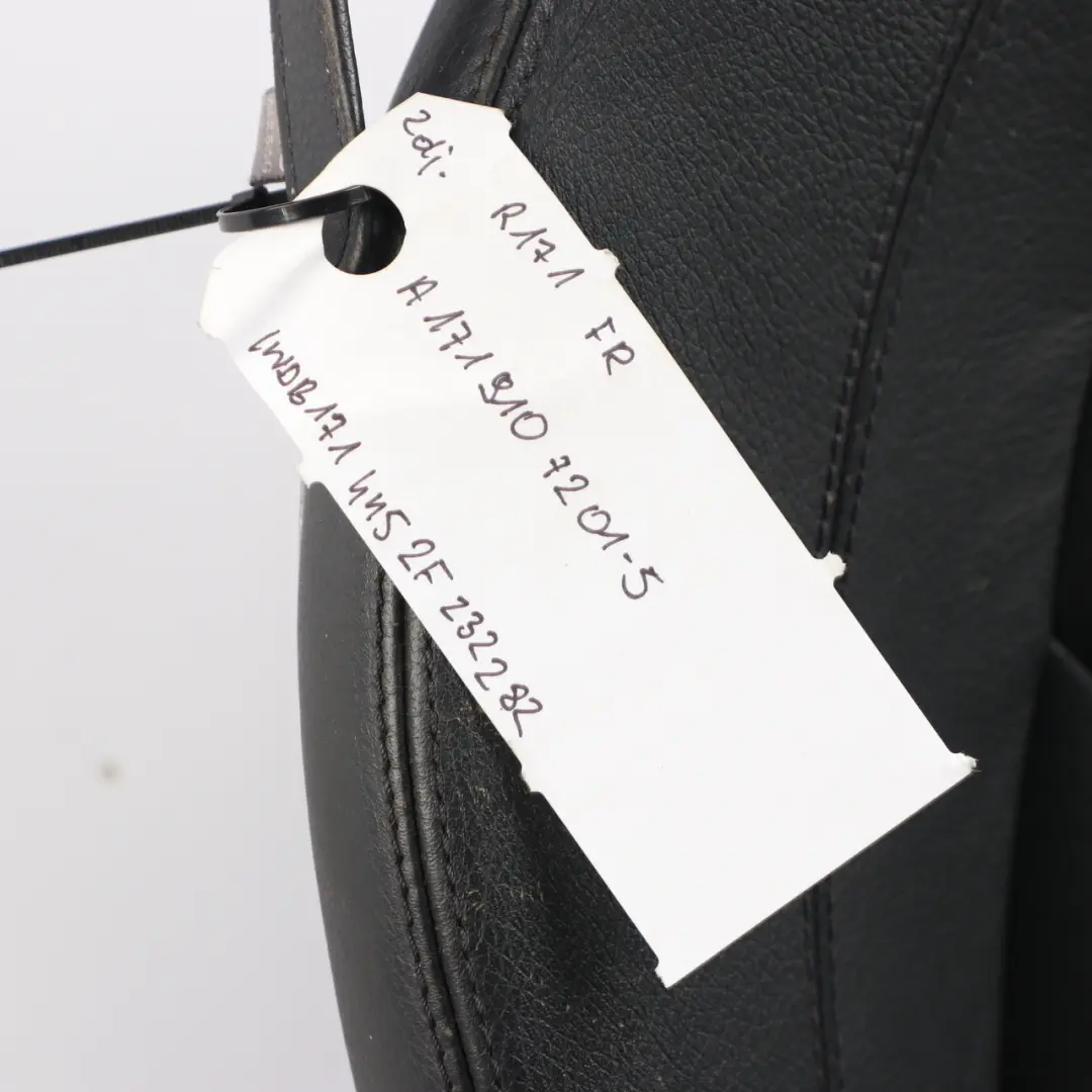 Mercedes SLK R171 Front Seat Right O/S Interior Leather Nappa Black - SKU A1719107201-5 - Part number A1719107201