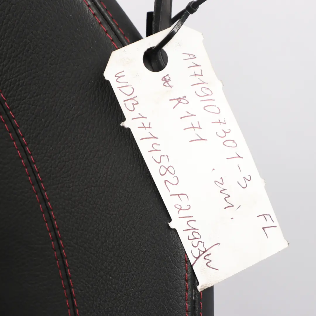 Front Seat Left N/S Heated Electric Memory Leather Nappa Black to Mercedes R171 with Part number A1719107301 Mercedes R171 Front Seat Left N/S Heated Electric Memory Leather Nappa Black - SKU A1719107301-3 - Part number A1719107301