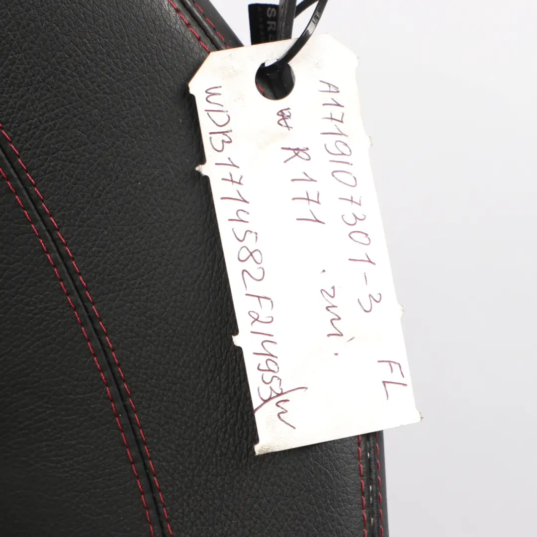 Front Seat Left N/S Heated Electric Memory Leather Nappa Black to Mercedes R171 with Part number A1719107301 Mercedes R171 Front Seat Left N/S Heated Electric Memory Leather Nappa Black - SKU A1719107301-3 - Part number A1719107301