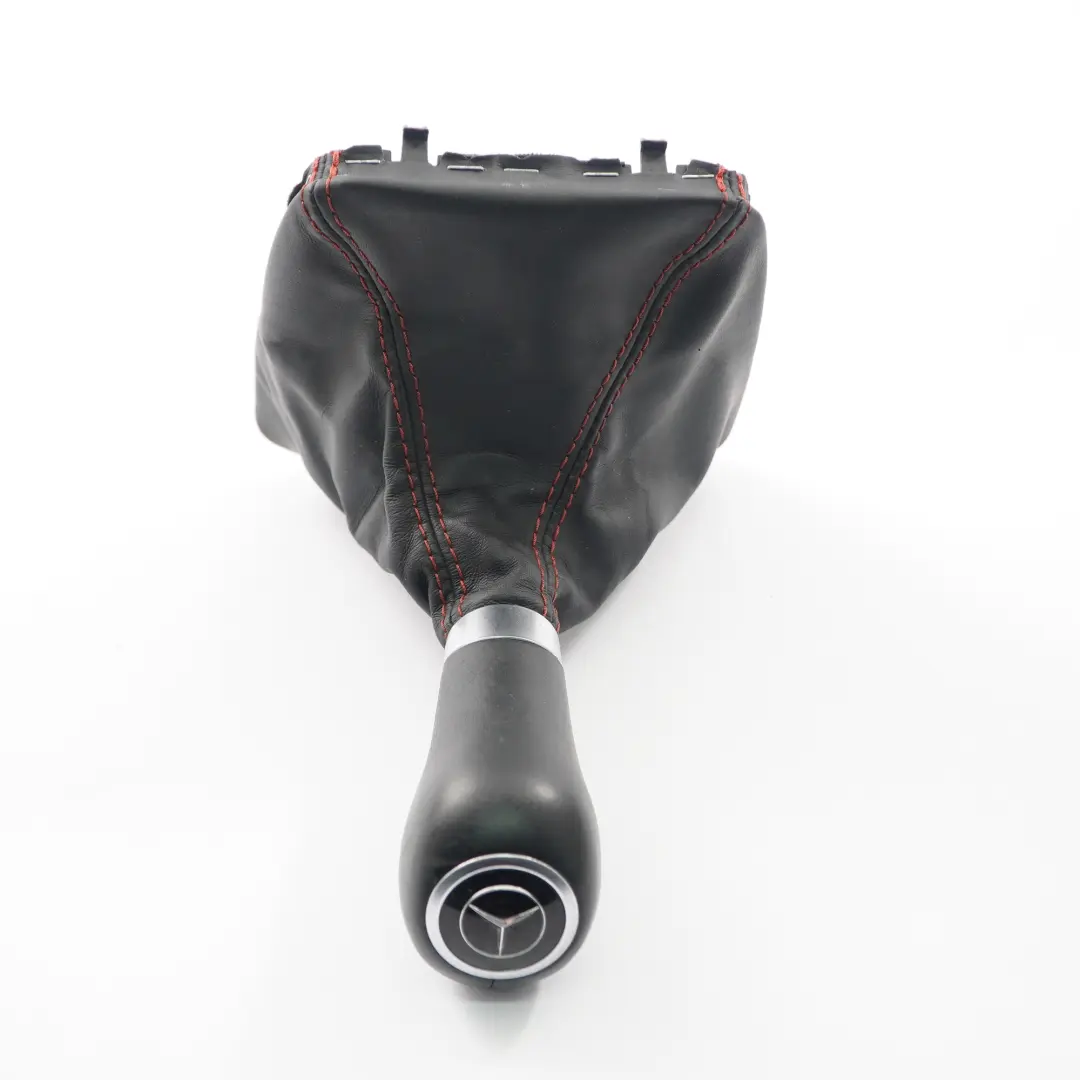 Gear Shift Knob Mercedes SLK R172 Lever Selector Boot Automatic Leather Black - SKU A1722673410 - Part number A1722673410