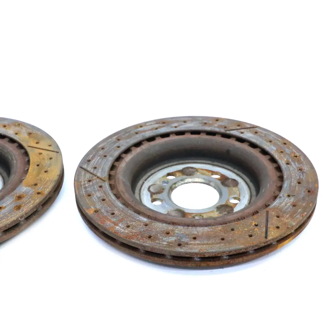 Set dischi freno ruota posteriore sinistra destra unità frenante per Mercedes R172 con numero di parte A1724230112 Mercedes R172 Set dischi freno ruota posteriore sinistra destra unità frenante - SKU A1724230112 - Numero di parte A1724230112