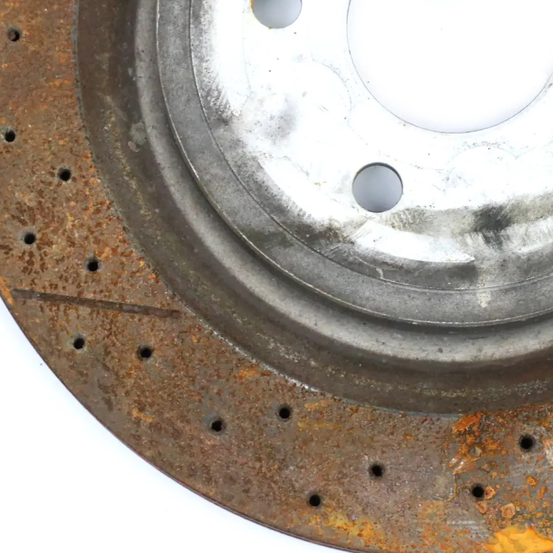 Brake Disc Set Rear Left Right Wheel N/O/S Perforated Braking Unit to Mercedes r172 with Part number A1724230112 Mercedes r172 Brake Disc Set Rear Left Right Wheel N/O/S Perforated Braking Unit - SKU A1724230112 - Part number A1724230112