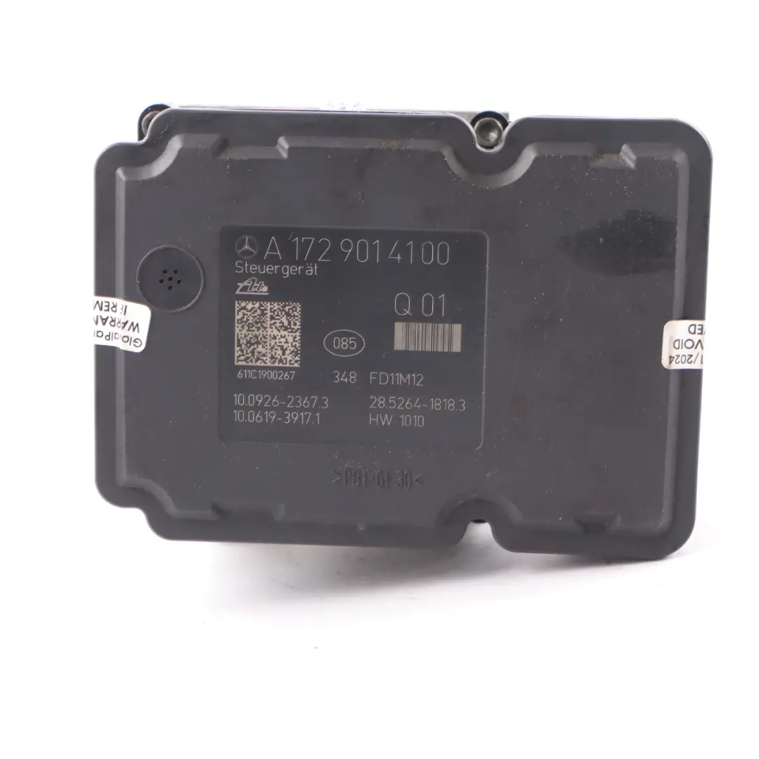 Brake Pump ABS ESP Hydraulic Braking Unit A1729014100 to Mercedes W204 with Part number A1724313812 Mercedes W204 Brake Pump ABS ESP Hydraulic Braking Unit A1729014100 - SKU A1724313812 - Part number A1724313812