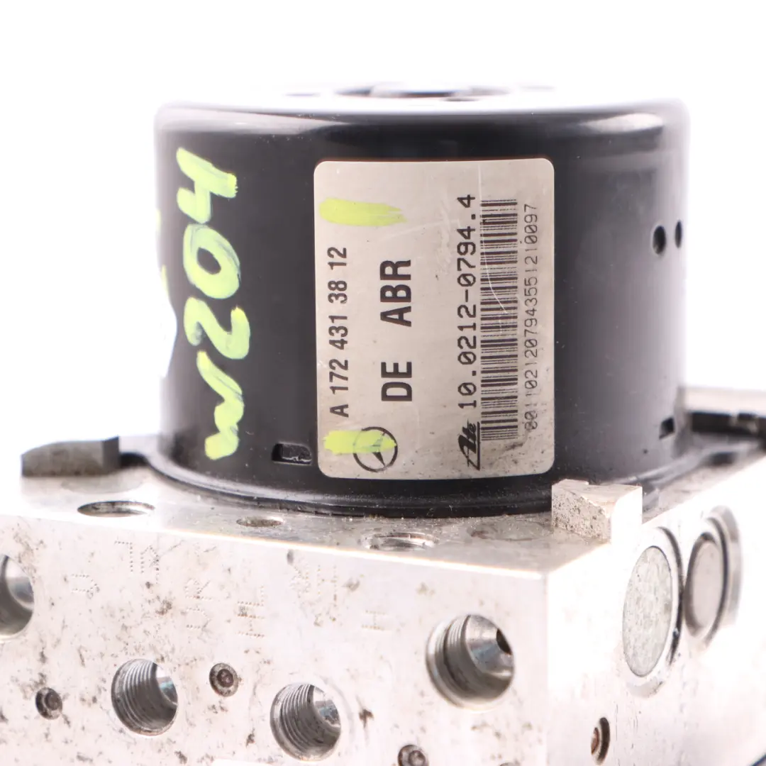 Mercedes W204 Pompa Freno ABS ESP Frenante Idraulica A1729014100 - SKU A1724313812 - Numero di parte A1724313812