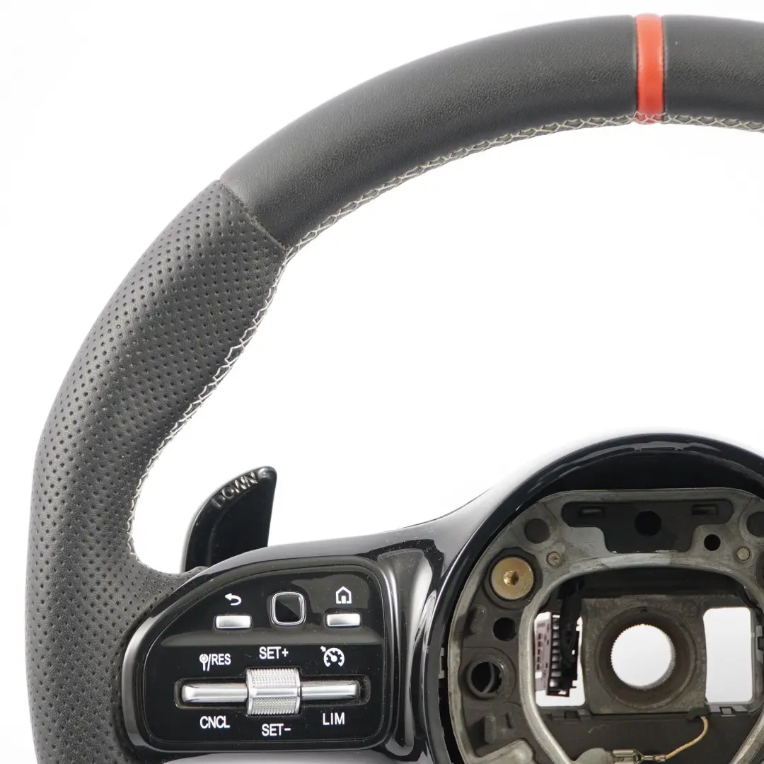 Volante Mercedes W204 C63 W212 E63 AMG Cuero Negro Cambio marchas deportivo - SKU A1724601103-1 - Número de pieza A1724601103
