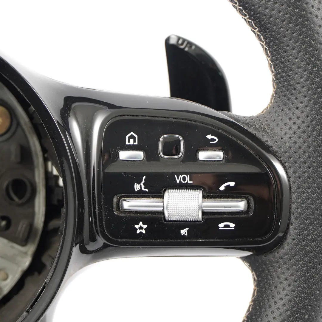 Steering Wheel Mercedes W204 C63 W212 E63 AMG Black Leather Sport Paddle Shift to with Part number A1724601103 Steering Wheel Mercedes W204 C63 W212 E63 AMG Black Leather Sport Paddle Shift - SKU A1724601103-1 - Part number A1724601103