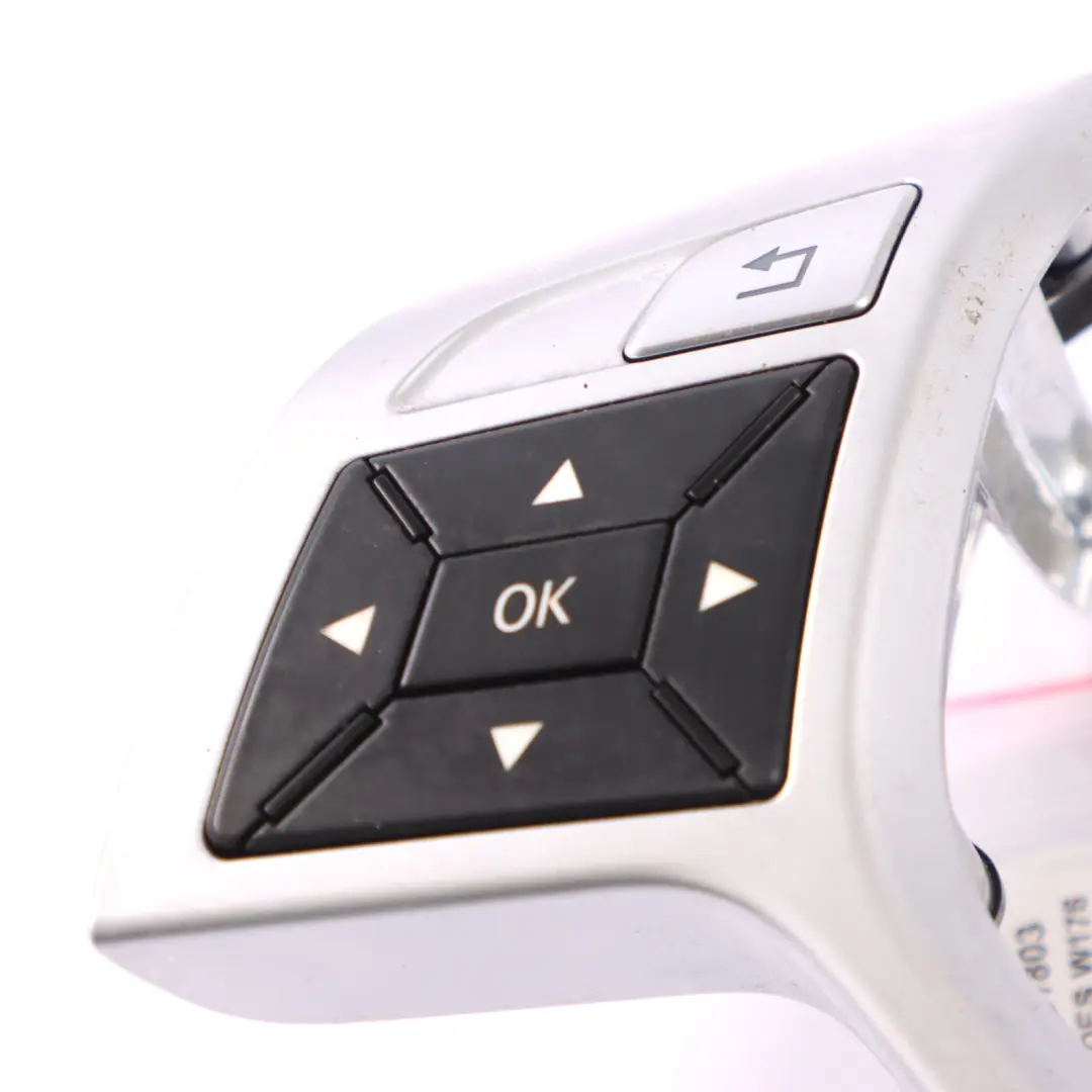 Steering Wheel Switch Mercedes W176 W204 Multifunction Button Trim to with Part number A1725400262 Steering Wheel Switch Mercedes W176 W204 Multifunction Button Trim - SKU A1725400262 - Part number A1725400262