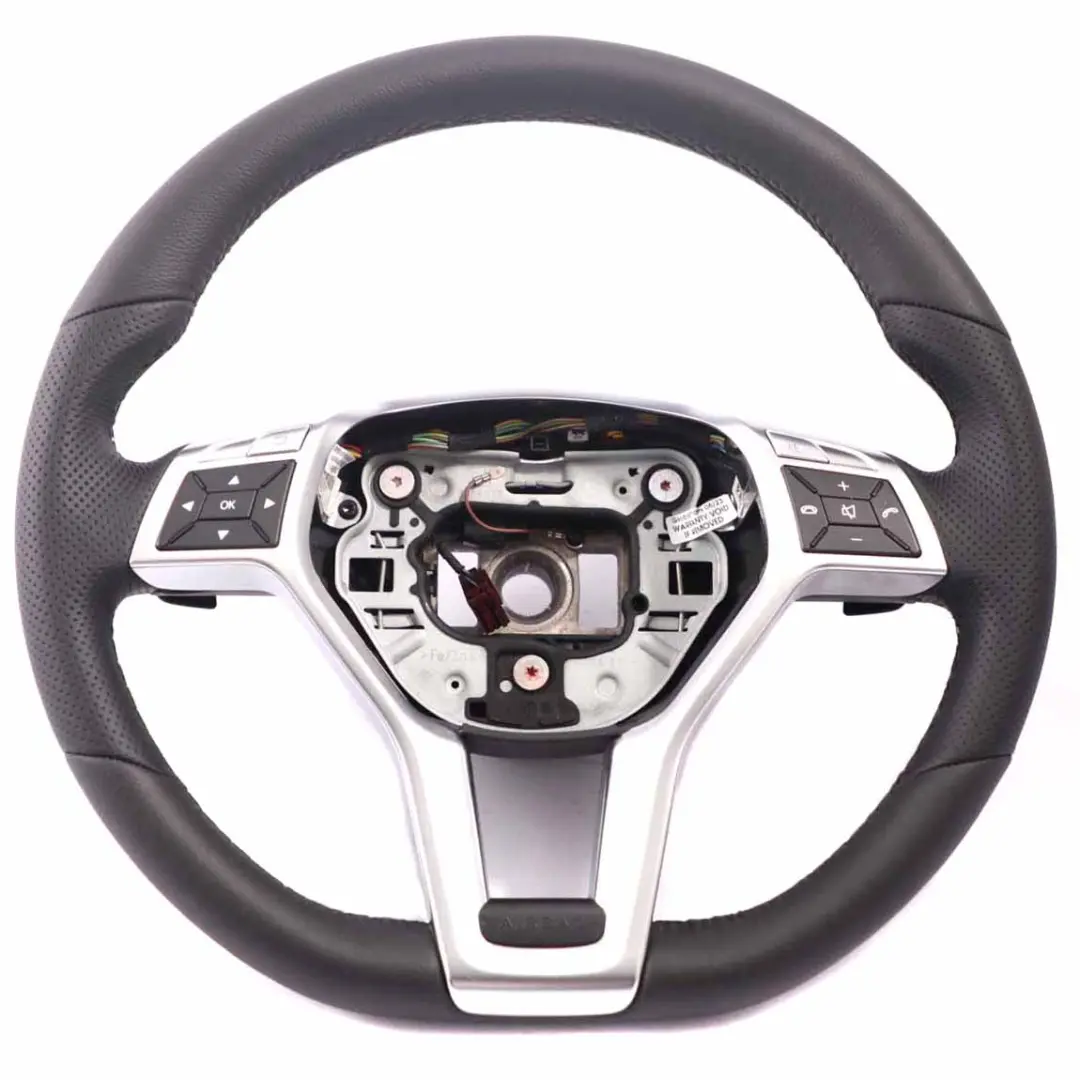 Mercedes W204 W212 NEU Leder Schwarz Sport Lenkrad Sportlenkrad Schaltwippen - SKU A1724602803-1 - Teilenummer A1724602803