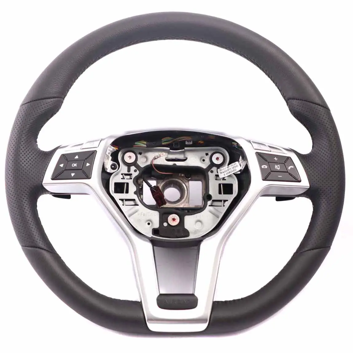 Volante Mercedes W204 W207 W212 W218 NUEVO Cuero Negro Sport Paddle Shift