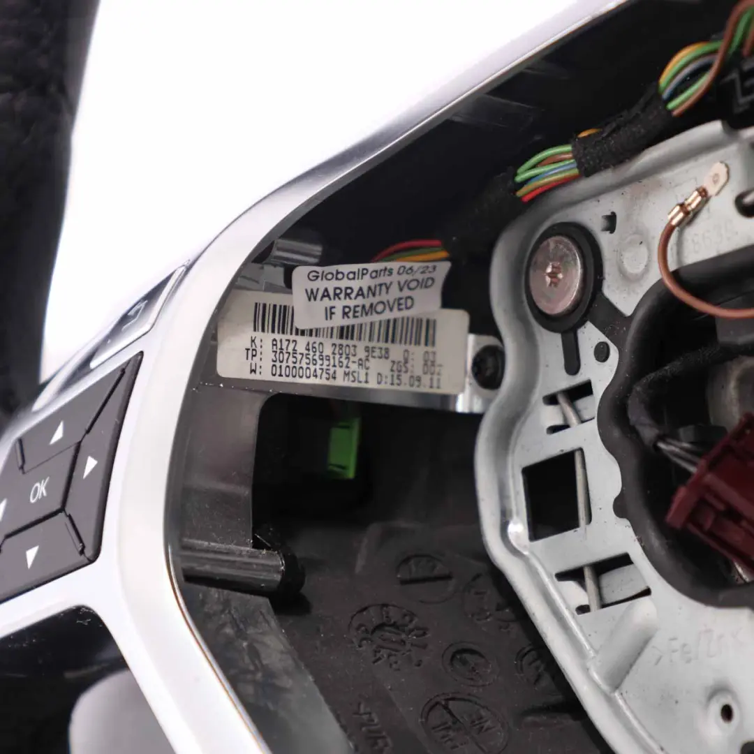  Steering Wheel Mercedes W204 W207 W212 W218 NEW Black Leather Sport Paddle Shift - SKU A1724602803-1 - Part number A1724602803