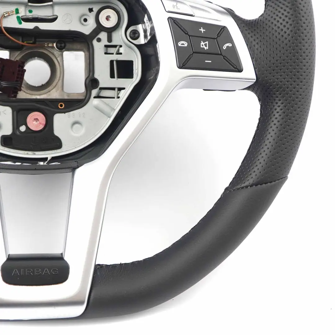  Steering Wheel Mercedes W204 W212 AMG Sport NEW Black Leather Sport Paddle Shift - SKU A1724604203-1 - Part number A1724604203
