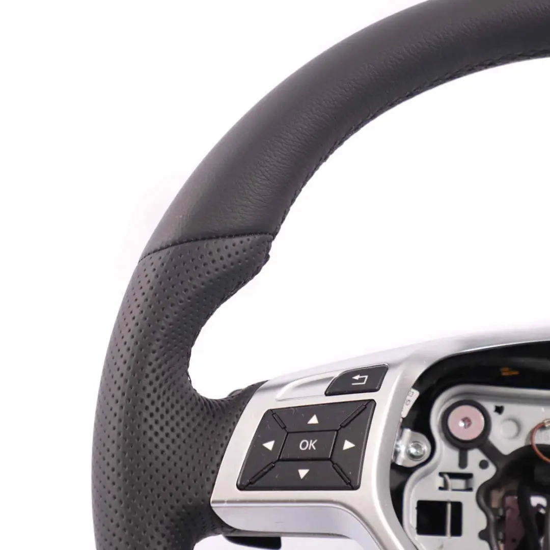 Mercedes W176 W204 C207 W212 NEUF Cuir Noir Sport Volant Paddle Shift - SKU A1724608803-1 - Numéro de pièce A1724608803