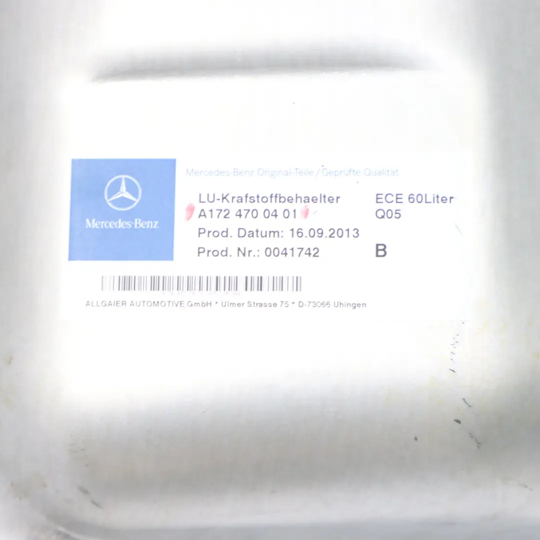M271 M274 M276 Serbatoio carburante benzina Unità per Mercedes R172 con numero di parte A1724700401 Mercedes R172 M271 M274 M276 Serbatoio carburante benzina Unità - SKU A1724700401 - Numero di parte A1724700401