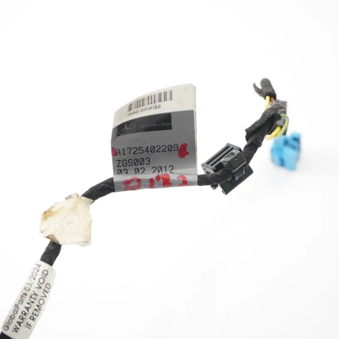  Electrical Cable Mercedes R172 Transmission To Body Wiring Harness A1725400035 - SKU A1725402209 - Part number A1725402209
