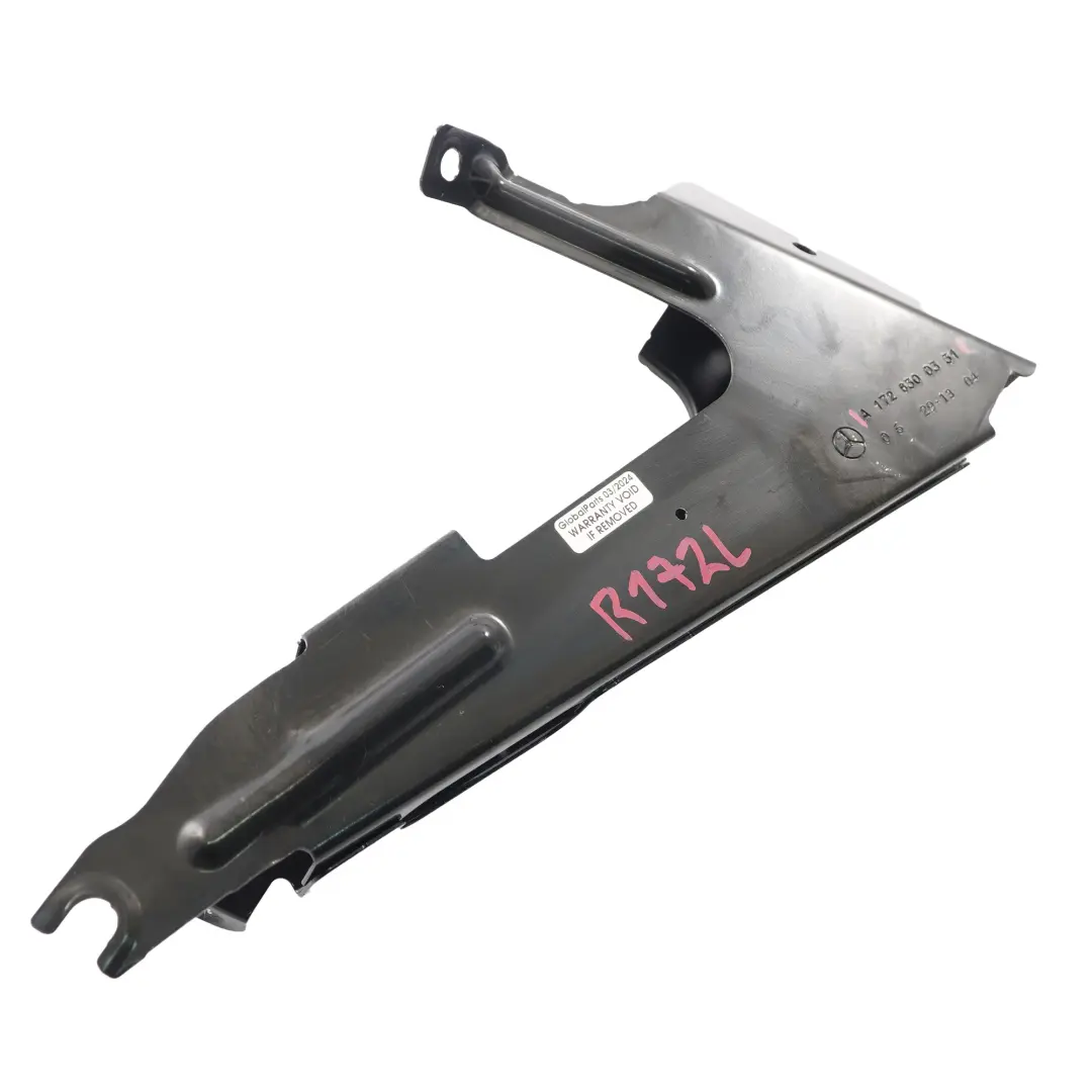 Soporte de maletero izquierdo para Mercedes SLK R172 con número de pieza A1726300331 Mercedes SLK R172 Soporte de maletero izquierdo - SKU A1726300331 - Número de pieza A1726300331