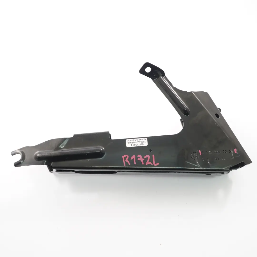 Soporte de maletero izquierdo para Mercedes SLK R172 con número de pieza A1726300331 Mercedes SLK R172 Soporte de maletero izquierdo - SKU A1726300331 - Número de pieza A1726300331